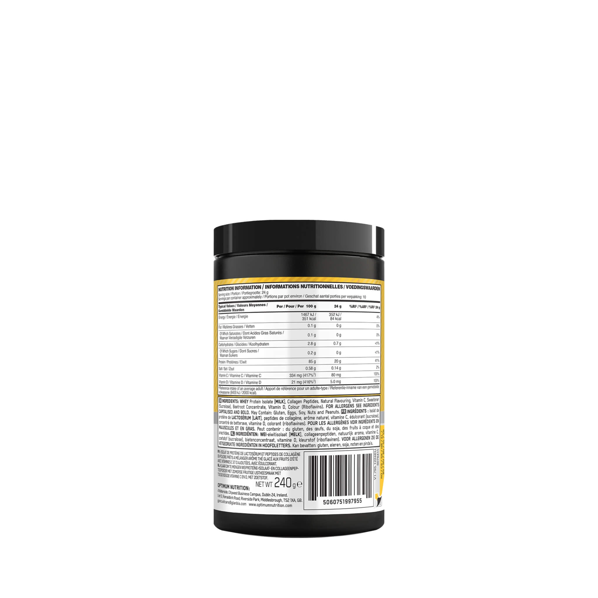 Gold Standard Clear Whey + Collagen